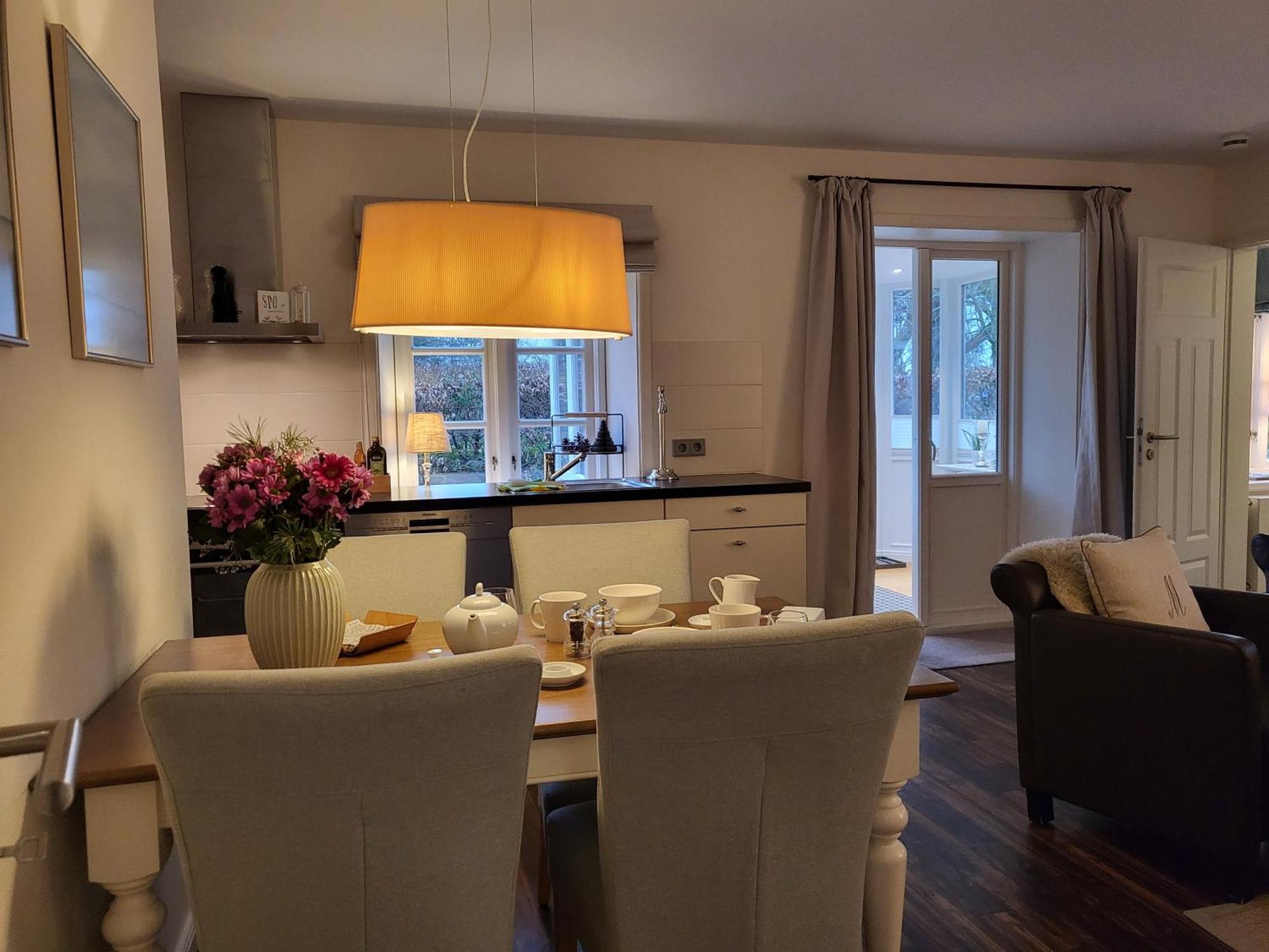 Ferienwohnung 1 Im Reetdachhaus Muehlenhof ซังคท์ พีเทอร์-ออร์ดิง ภายนอก รูปภาพ